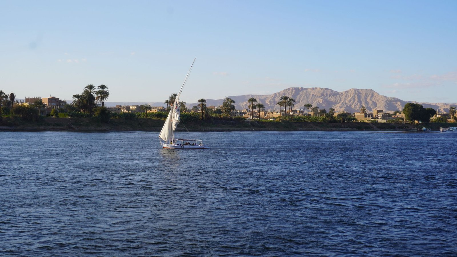 A felucca sailing the Nile
